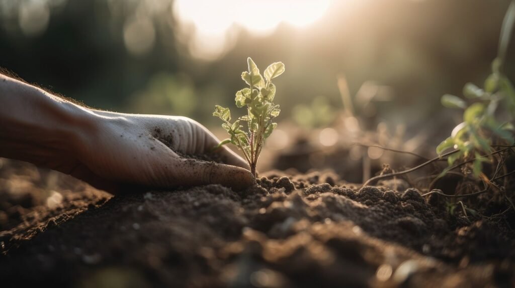 Image represents opportunities in organic farming