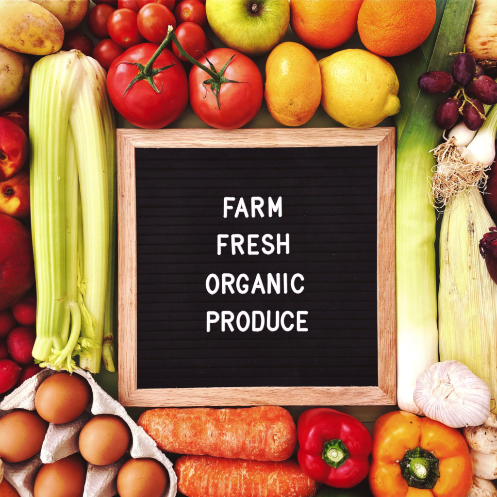This Image talks about Healthier Lifestyle with Organic Farming